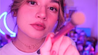 ASMR This WILL Give You TINGLES Doing Your Makeup LayeredMouth Sounds [upl. by Tecil453]