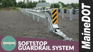 SoftStop from Trinity Highway Products  MaineDOTs Guardrail Inspection Training [upl. by Danny15]