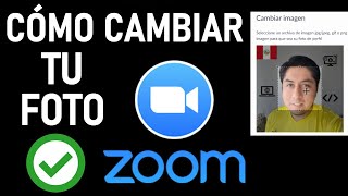 Cómo Cambiar FOTO De PERFIL En ZOOM En Tu PC 💻 [upl. by Katherine505]