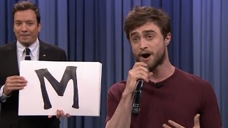 Daniel Radcliffe Raps Blackalicious quotAlphabet Aerobicsquot on the Tonight Show [upl. by Niuq]