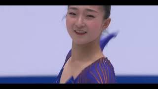 Kaori Sakamoto FSISU World championship 2022 [upl. by Podvin425]