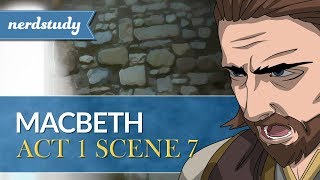 Macbeth Summary Act 1 Scene 7  Nerdstudy [upl. by Sherrie843]