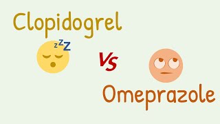 Clopidogrel vs Omeprazole  Drug Interaction [upl. by Arretnahs21]