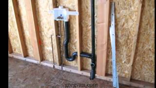 How To Manipulate Washer Drain Pipes  Rough Plumbing Examples [upl. by Spratt322]