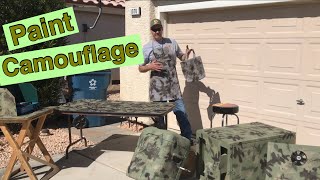 How To Paint Camouflage DIY Camo Paint [upl. by Marne]