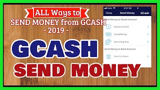 GCash Send Money Different Ways to Send Transfer Money FROM GCash FREE [upl. by Timothee]