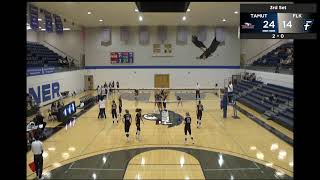 Faulkner vs Texas AampM Texarkana Volleyball [upl. by Ahsiram299]