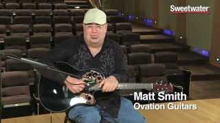 Ovation Celebrity Elite CE445 Acousticelectric Guitar Demo  Sweetwater Sound [upl. by Urion]