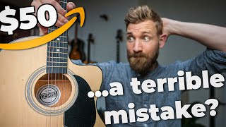 I bought the CHEAPEST GUITAR on AMAZON  A bargain or [upl. by Ycnan]