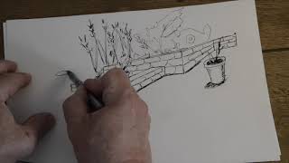 dessiner un jardin en perspective [upl. by Tlok]