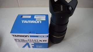 Tamron AF 18200mm F3563 XR DiII LD Aspherical IF Macro Lenses  UnboxingReview [upl. by Lerred]