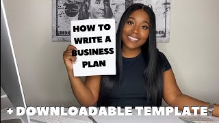 HOW TO WRITE A BUSINESS PLAN STEP BY STEP  TEMPLATE  9 Key Elements [upl. by Adriana]