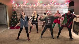 Christmas Dance 2016 with 8 Siblings  Mariah Carey amp Pentatonix [upl. by Htebarual]