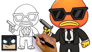 How To Draw Contract Giller  Fortnite  Draw withme [upl. by Kerk]