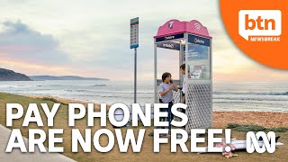 Telstra Announces Australias Pay Phones Are Now Free to Use [upl. by Acker]