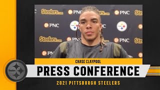 Steelers Press Conference Jan 1 Chase Claypool  Pittsburgh Steelers [upl. by Desai]