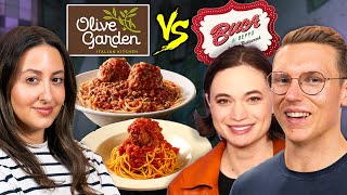 Olive Garden vs Buca Di Beppo ft Angela Giarratana [upl. by Wrench]