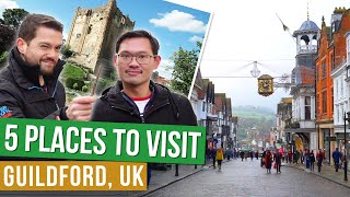 GUILDFORD  5 MUST VISIT PLACES [upl. by Almena]