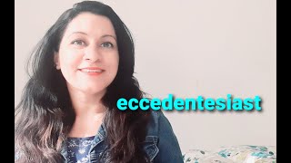 Word 99 eccedentesiast etymology meaning pronunciation sentencesA Word A Day Challenge 2021 [upl. by Giliana]