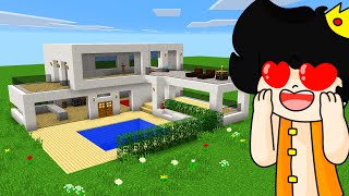 MINECRAFT 🏡 COMO HACER UNA CASA MODERNA [upl. by Cerellia]