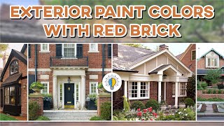 Exterior Paint Colors with Red Brick [upl. by Erasme]