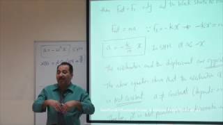 Lecture 21 Oscillatory motion [upl. by Latashia]