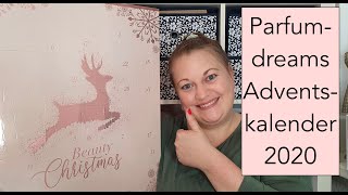 DOPPELTE TÜRCHENWOW PARFUMDREAMS DAMEN ADVENTSKALENDER 2020 UNBOXING amp VERLOSUNG TIFFYS WELT [upl. by Htiduj]