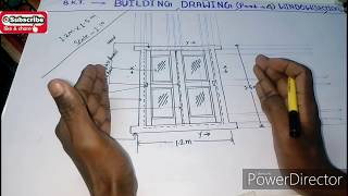 Building Drawing  Part4Window Section [upl. by Jerri540]