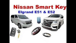 Nissan Elgrand E51 amp E52 Keys  Remotes  Sell  Make  Program [upl. by Asiaj]