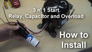 How to Install a Universal Relay 3 n 1 Starter on your Compressor [upl. by Notle588]