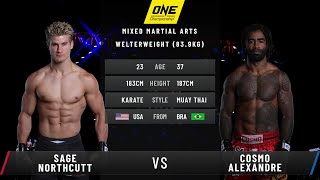 Sage Northcutt vs Cosmo Alexandre  Full Fight Replay [upl. by Deirdra]