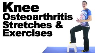 Knee Osteoarthritis OA Stretches amp Exercises  Ask Doctor Jo [upl. by Fleisher587]