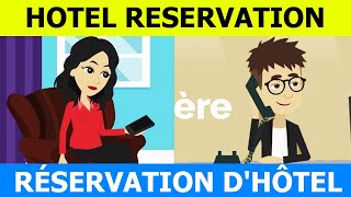 Réservation dhôtel dialogue et conversation  Book hotel conversation in French  French with Tama [upl. by Seve]