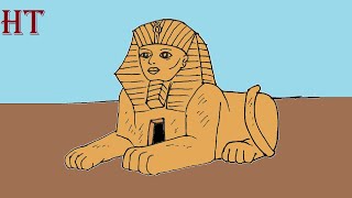 How to Draw a Sphinx Easy for Beginners [upl. by Diba]