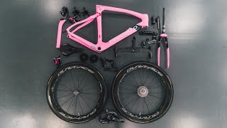 DREAM BUILD ROAD BIKE  Pinarello F12  Tao Geoghegan Hart Giro dItalia [upl. by Oiramad718]