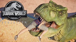 Humans vs All Carnivore Dinosaurs  Jurassic World Evolution  Return to Jurassic Park [upl. by Uot959]