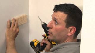 How to Cut Wood Closet Shelves [upl. by Anetsirk]