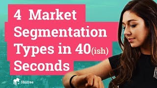 4 Market Segmentation Types in 40ish Seconds [upl. by Godrich]