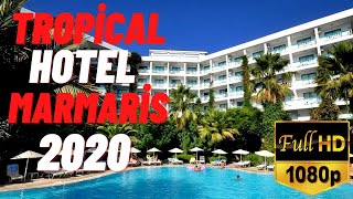 Tropical Hotel Marmaris 4 Turkey holiday Beach [upl. by Aiblis]