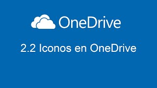 Iconos en OneDrive [upl. by Jonna]