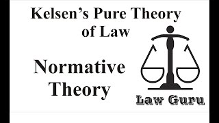 Kelsons Pure Theory of Law Normative Theory  Jurisprudence  Law Guru [upl. by Lasiaf375]