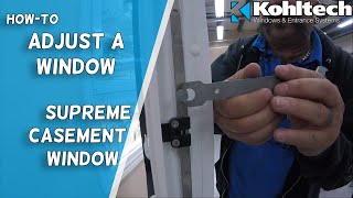 Supreme Casement Window Adjustment [upl. by Eilyk]