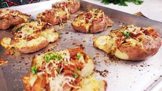 Crispy Smashed Red Potato Smashed Red Potato Recipe [upl. by Topliffe]