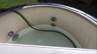 How To Change Your Softub Water With No Pump [upl. by Adnilrev]