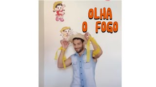 Coreografia “Olha o fogo olha o fogaréu” [upl. by Aloysia335]