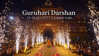 Guruhari Darshan 2426 Oct 2023 Gondal India [upl. by Nalehp]