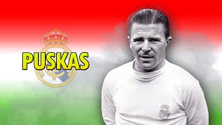 Ferenc Puskás ● The Real GOAT  Skills amp Goals [upl. by Ahsyekat267]