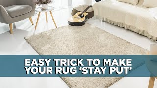 How to Stop Rugs from Slipping  Tips [upl. by Hinkle]