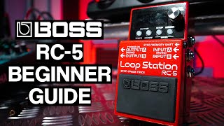 BOSS RC5 Loop Station Getting Started Guide Loop Station Overview [upl. by Adelaja]