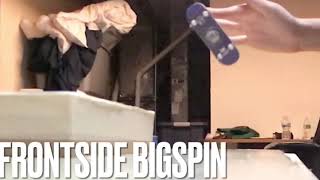 How To Frontside BigSpin On A Fingerboard [upl. by Retsehc]